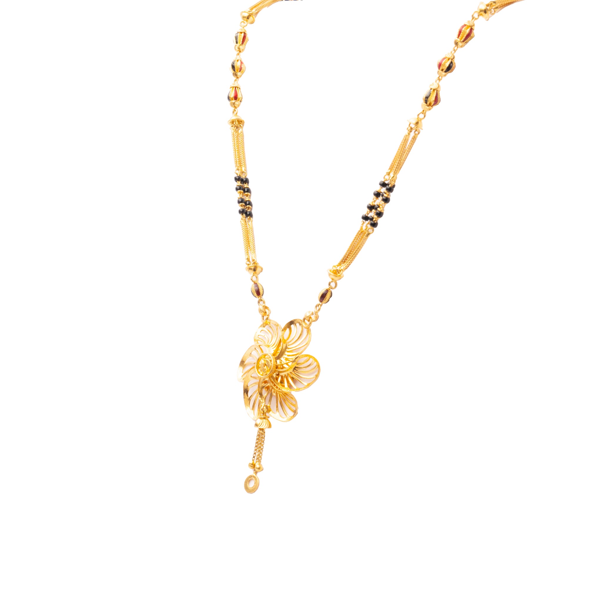 Nature Inspired Gold Mangalsutra