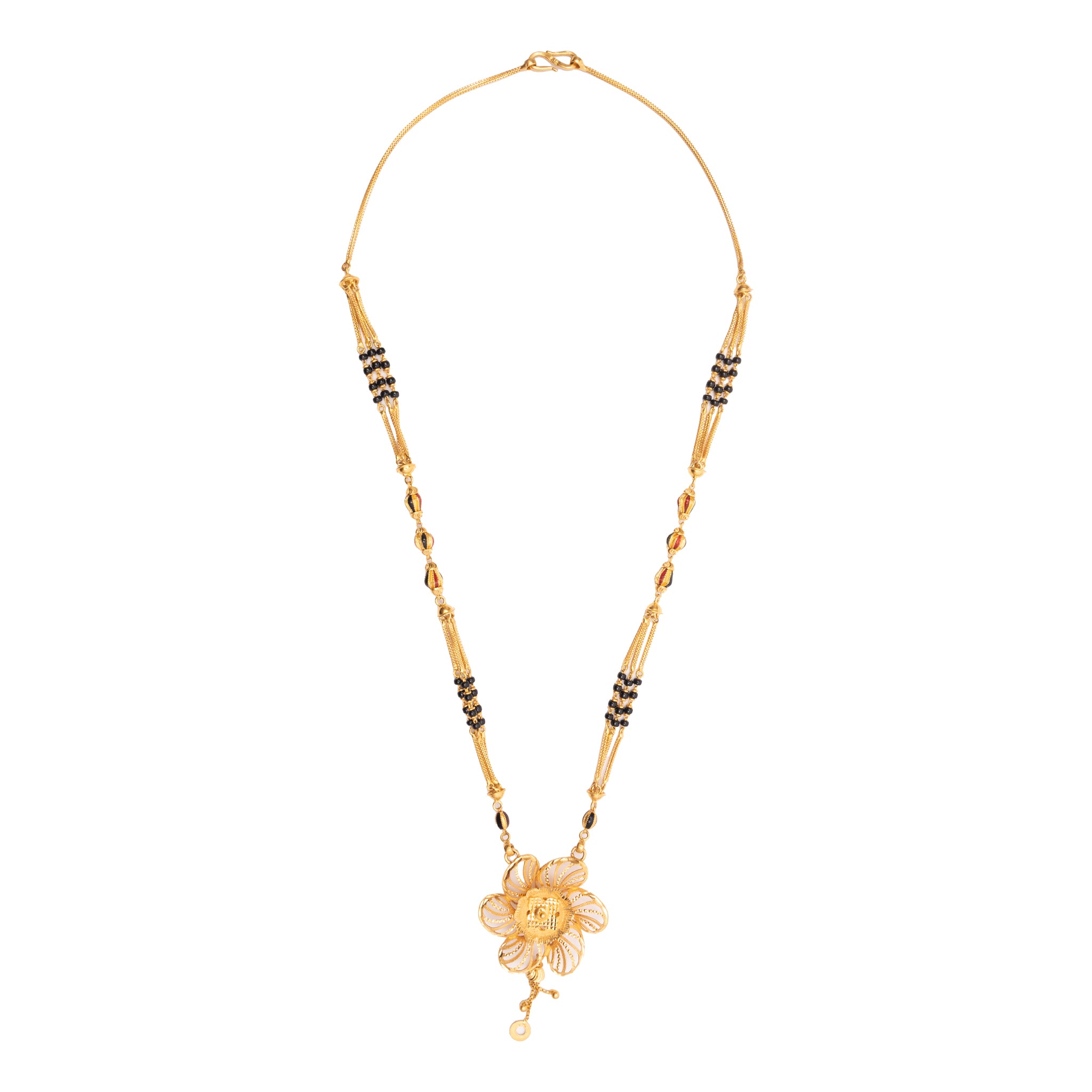 Nature Inspired Gold Mangalsutra