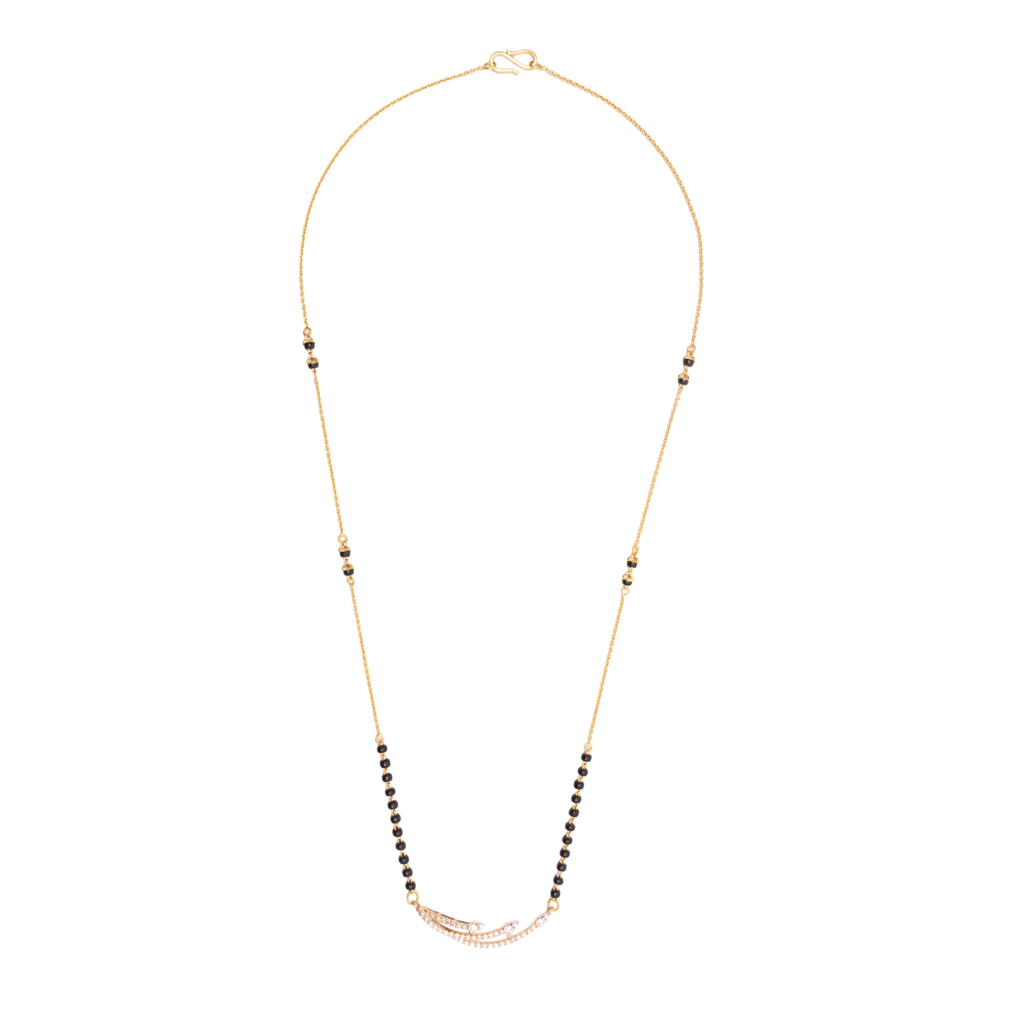 Stunning Minimal Diamond Mangalsutra