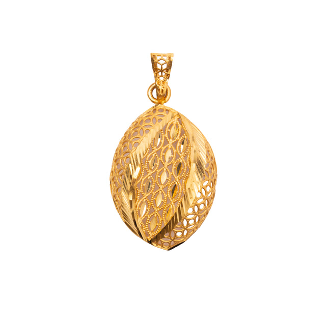 Turkish Gold Pendant Set