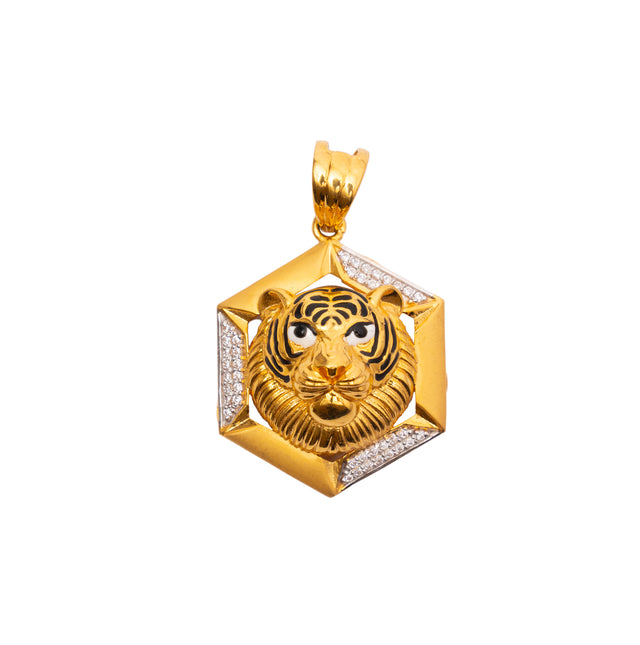 Lion Gold Pendant