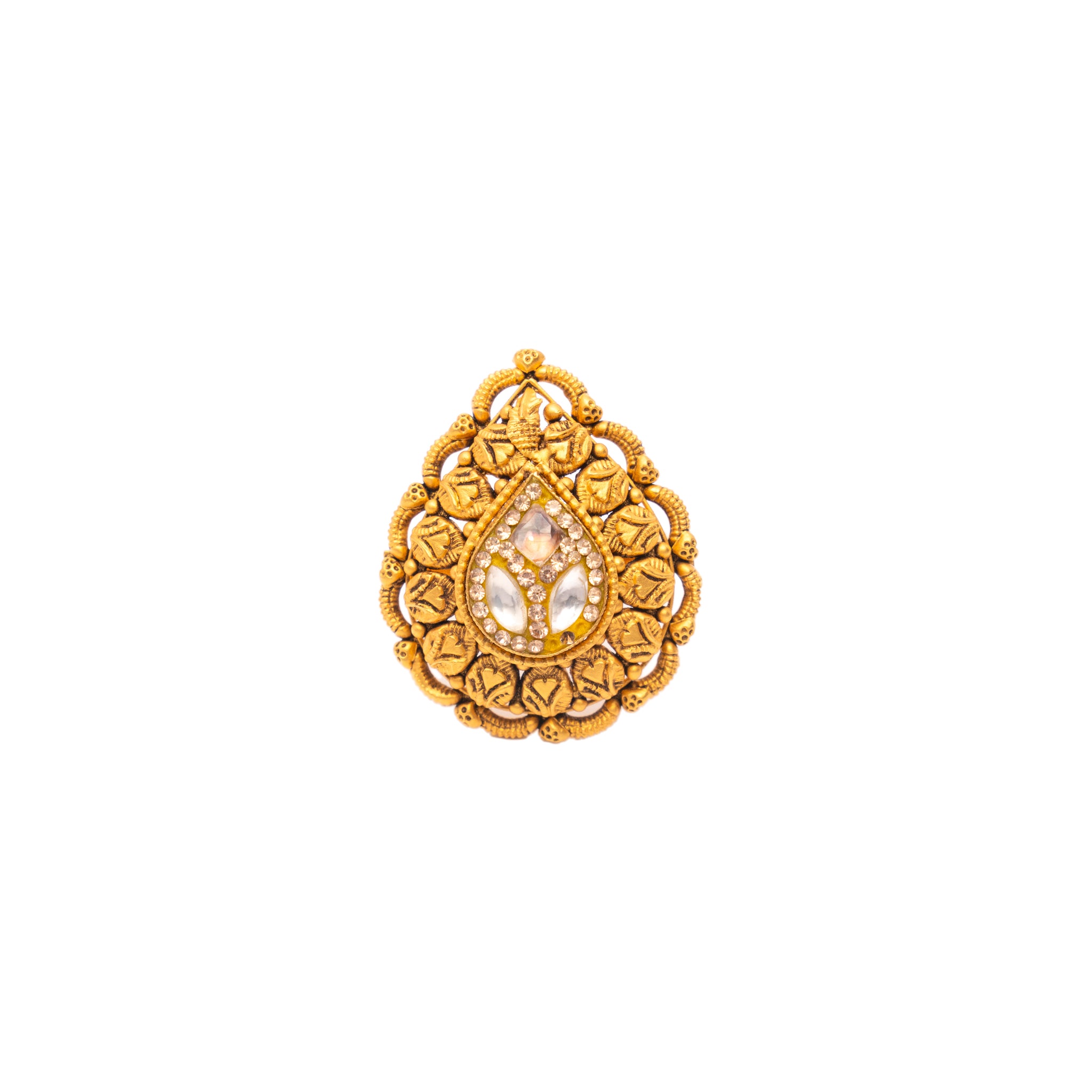 Contemporary Gold Antique Ring