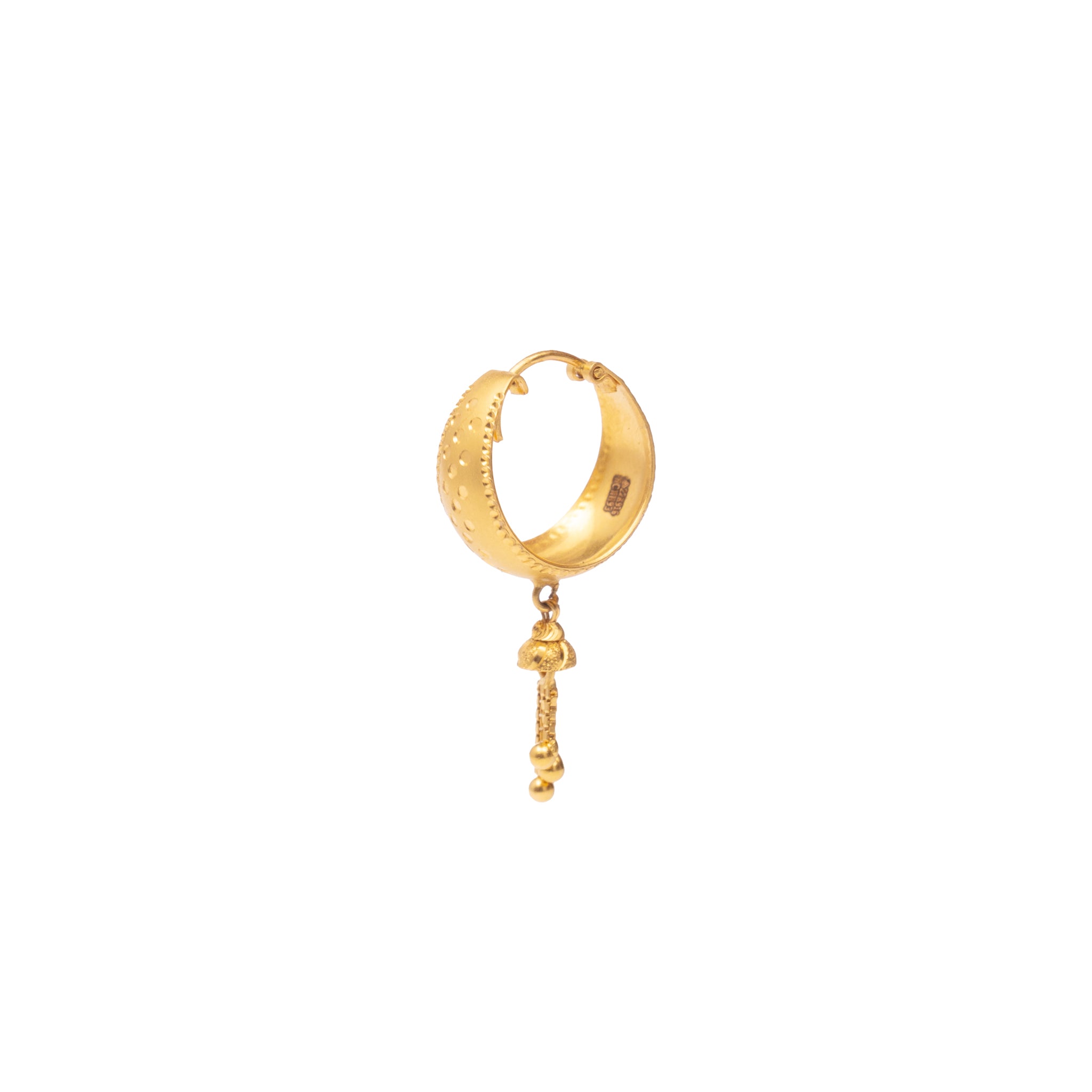 Traditional Hanging Gold Earrings